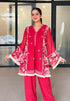 Red Festive Kurta Set